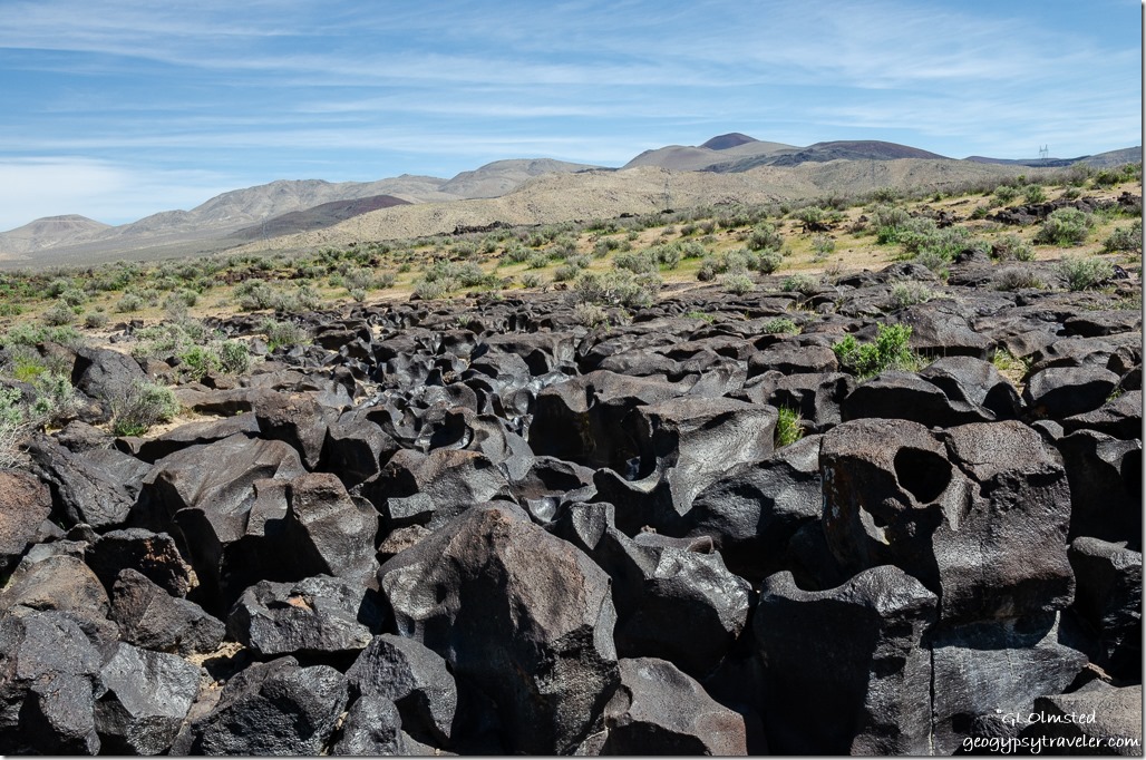 water carved basalt Coso Mountains Fossil Falls BLM Little Lake California