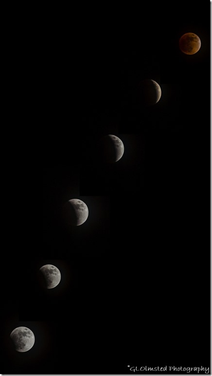 phases lunar eclipse arc Kofa National Wildlife Refuge AZ 1-31-18