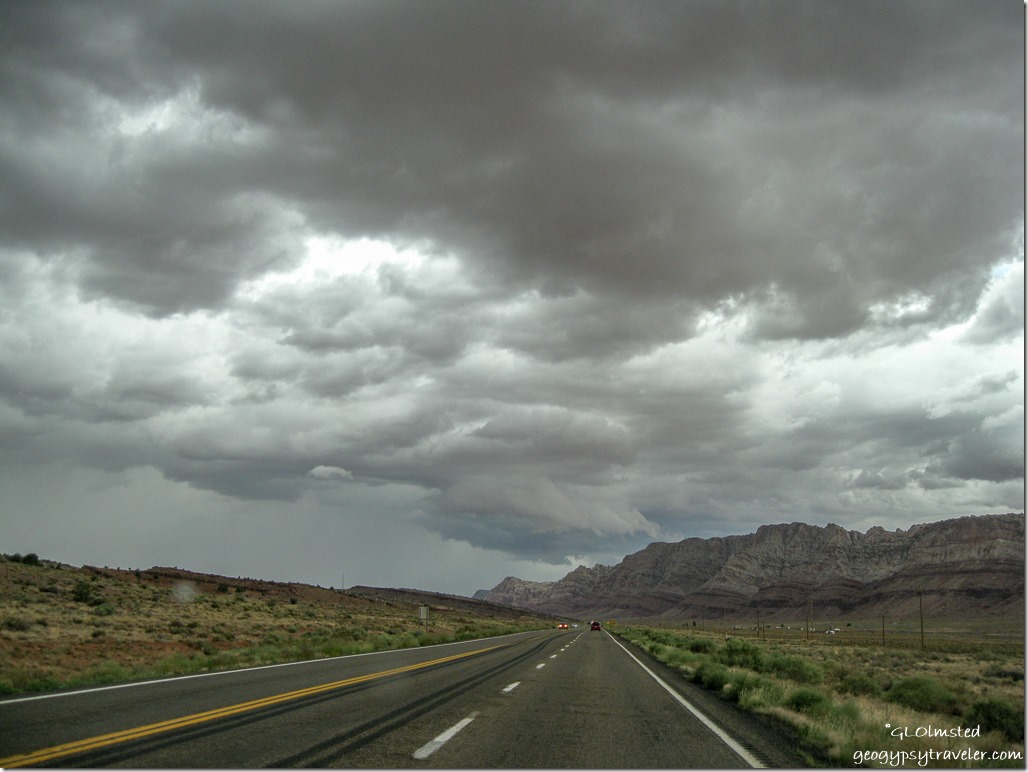 Storm over Painted Desert Hwy 89 North Arizona
