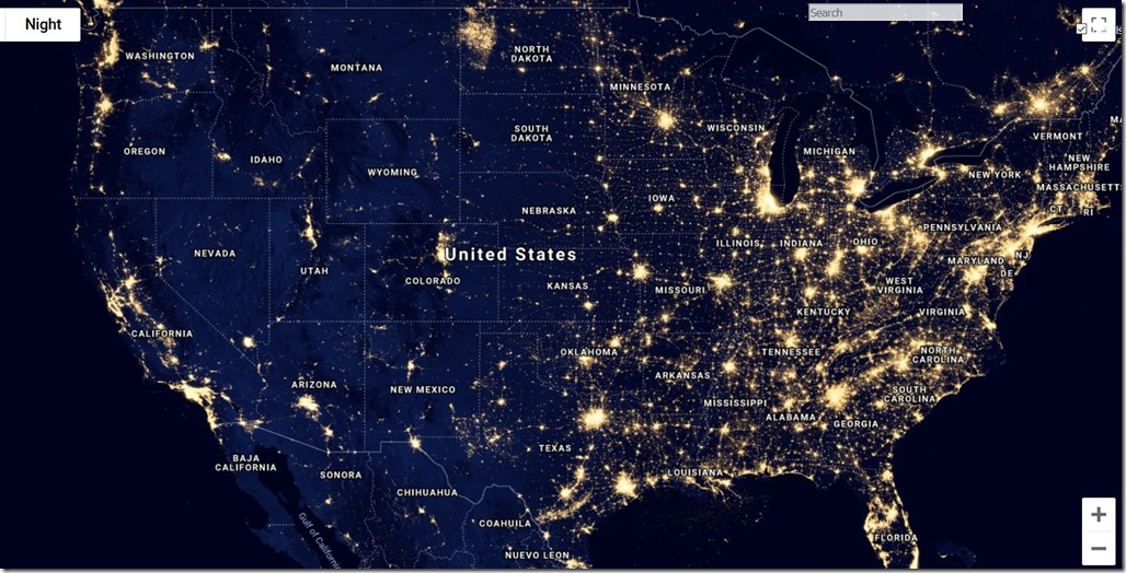 05b USA night lights by NOAA