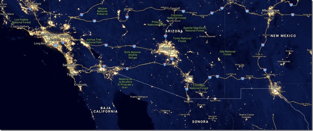 05c Night lights by NOAA