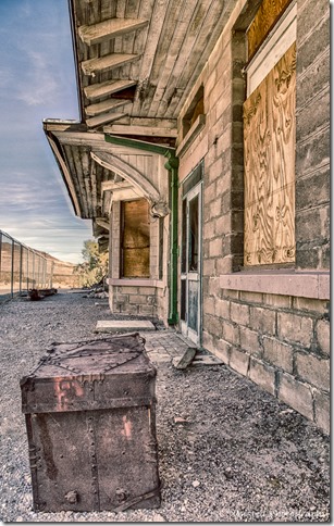 old train depot Rhyolite Nevada