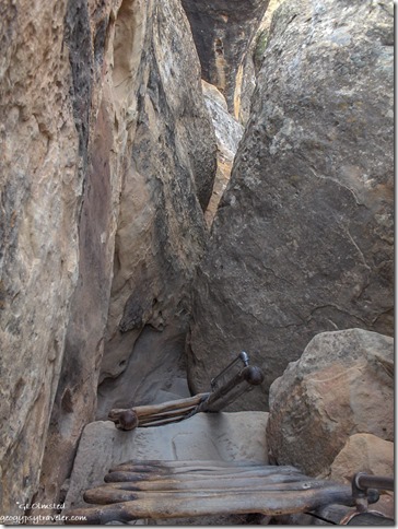 ladders Cliff Palace exit Mesa Verde National Park Colorado