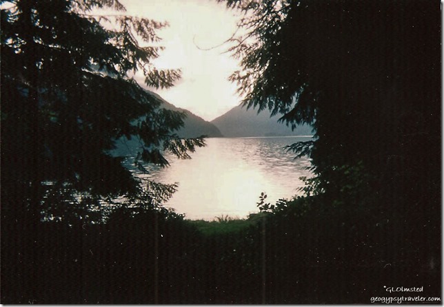 Crescent Lake Olympic peninsula Washington 03-1990