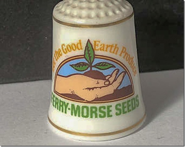Ferry Morse Seeds logo on thimble