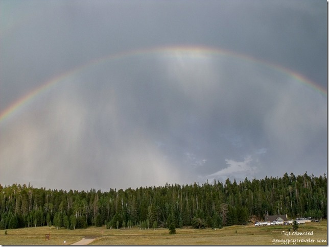 Double Rainbow from Kaibab Lodge Kaibab National Forest Arizona