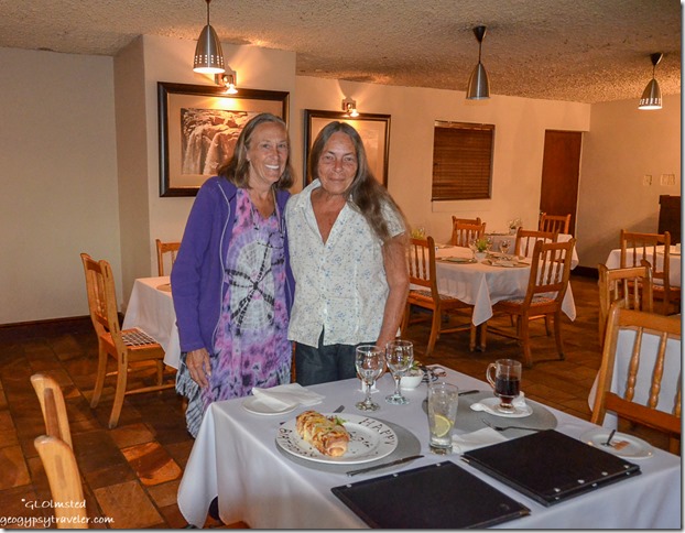 Gaelyn & Joan birthday dinner Augrabies Falls National Park South Africa