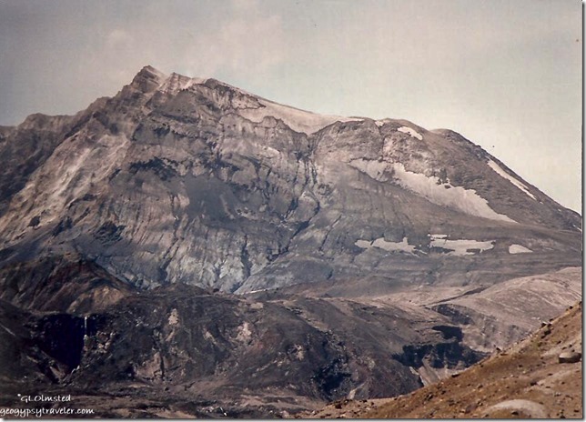 Mount Saint Helens from Truman trail Mount Saint Helens National Volcanic Monument summer 1992