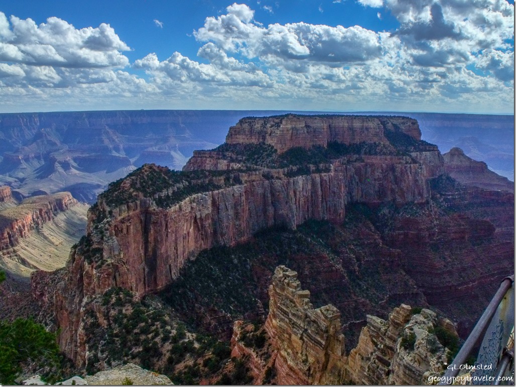 Wotons Throne from Cape Royal Walhalla Plateau North Rim Grand Canyon National Park Arizona