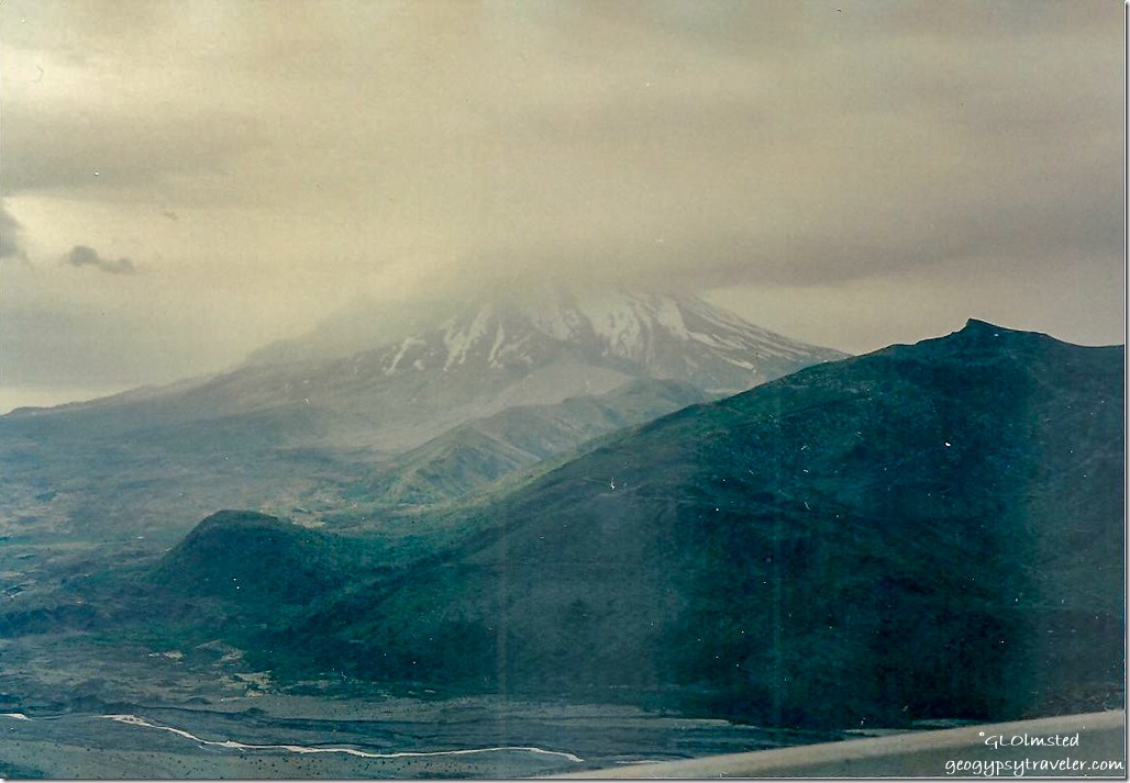 Toutle River & Mt St Helens From Coldwater Ridge Mt St Helens National Volcanic Monument spring 1993