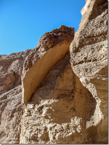 Water erosion Natural Bridge Canyon Death Valley National Park California