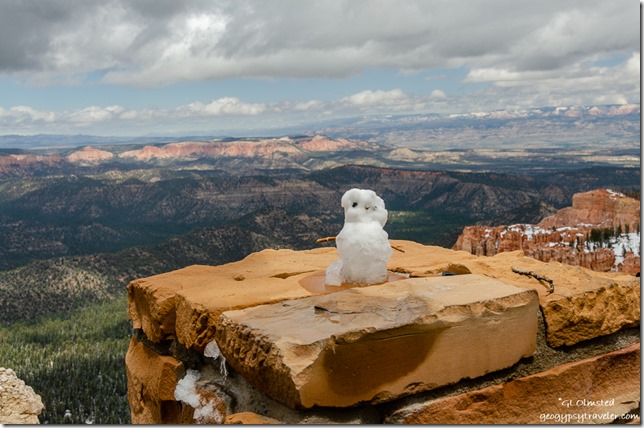 snowman Bryce Canyon National Park Utah