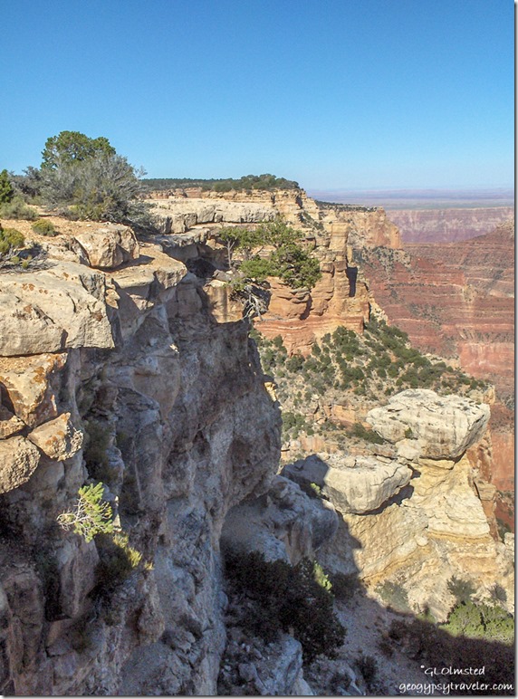 Cape Royal view east North Rim Grand Canyon National Park Arizona