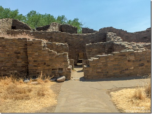 Pueblo ruin Aztec Ruins National Monument New Mexico