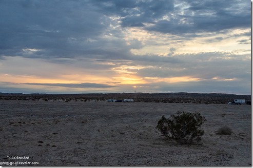 Sunrise Anza-Borrego Desert State Park California
