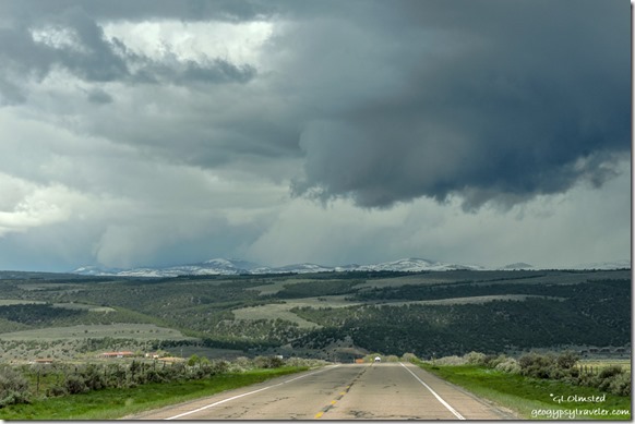 Sevier Valley clouds SR12 West Utah