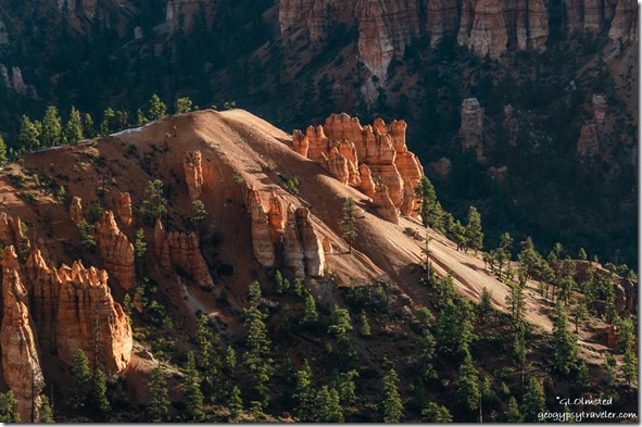 first light hoodoos amphitheater Bryce Point Bryce Canyon National Park Utah