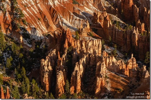 first light hoodoos amphitheater Bryce Point Bryce Canyon National Park Utah