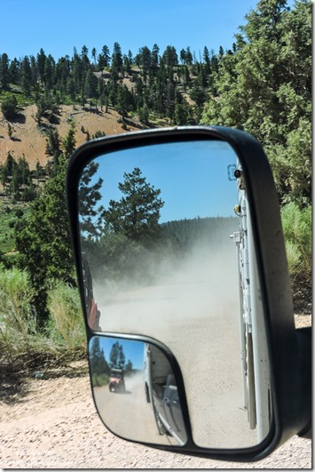 OHV dust FR087 Dixie National Forest Utah