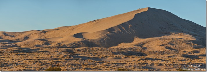 Late light Kelso Dunes Mojave National Park California