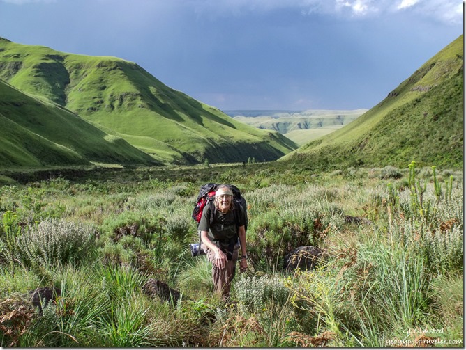 Gaelyn Drakensberg hike KwaZulu-Natal South Africa