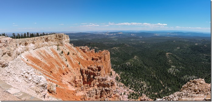 view from Yovimpa Point Bryce Canyon National Park Utah