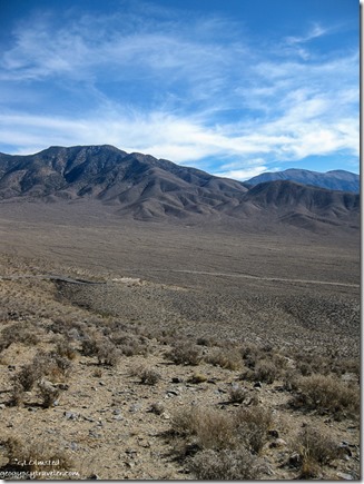 Highway 190 & Panamint Range Death Valley National Park California