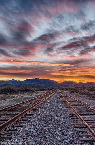 Sunset RR tracks Kirkland AZ