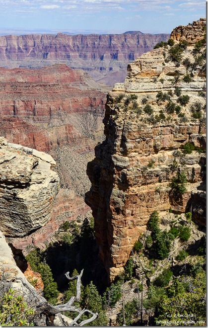 Sky Island & canyon view Walhalla Plateau North Rim Grand Canyon National Park Arizona