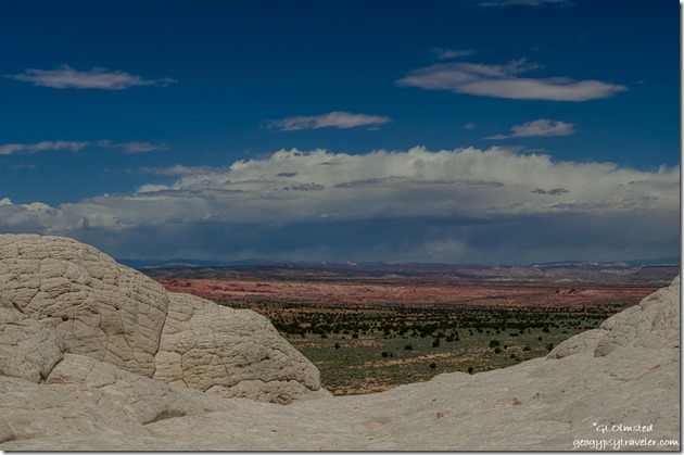 Distant clouds White Pocket Vermilion Cliffs National Monument Arizona