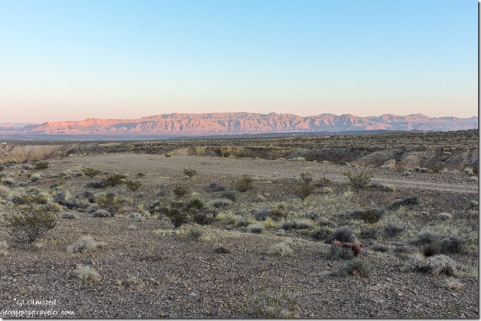 last light mountains Poverty Flats Nevada