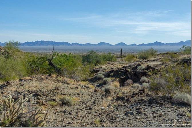 valley view Finius' mine claim Quartzsite Arizona
