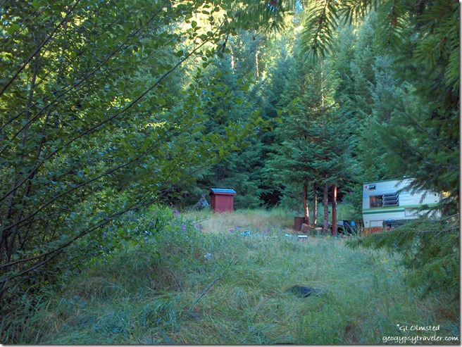 Cave Creek camp site Siskiyou National Forest Oregon