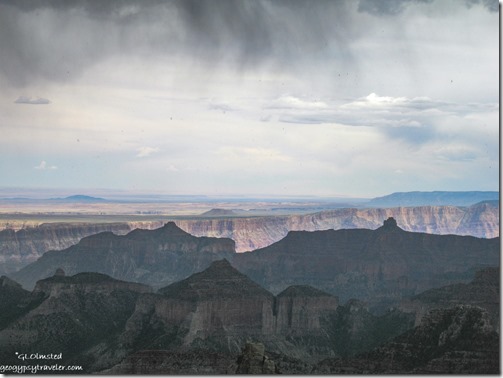 Stormy sky Point Imperial North Rim Grand Canyon National Park Arizona