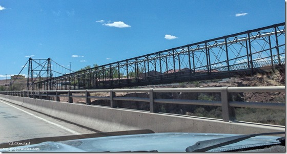 old Bridge over Little Colorado River SR89 North Cameron Arizona