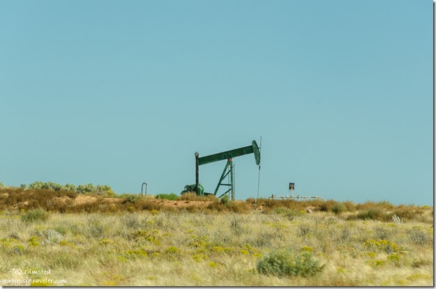 Oil well SR262 to Hovenweep East Utah