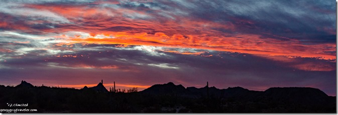 desert sunset clouds BLM Darby Well Road Ajo Arizona