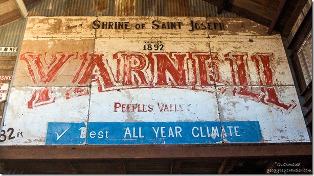 Old welcome sign Yarnell Arizona