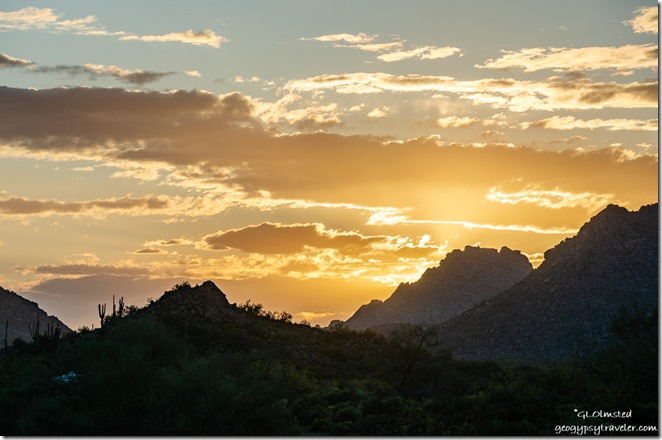 Date Creek Mountains sunset clouds BLM Ghost Town Rd Congress Arizona