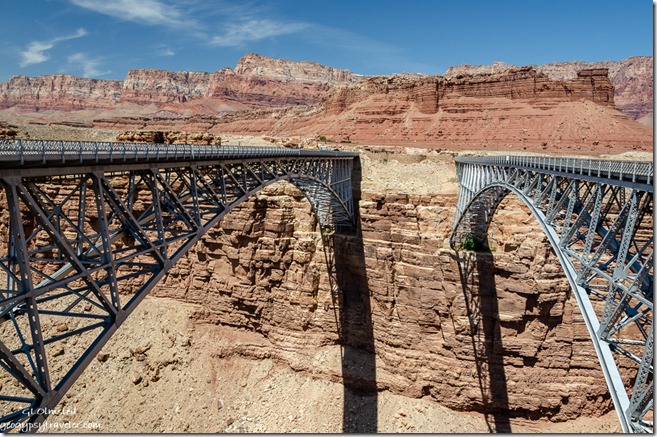 Two Navajo Bridges Vermilion Cliffs Navajo Reservation SR89 Arizona