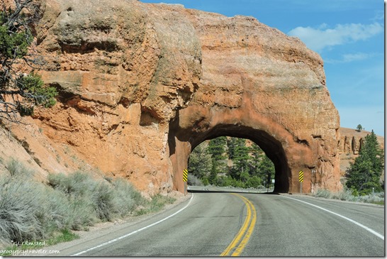 tunnel SR12 East Red Canyon Utah