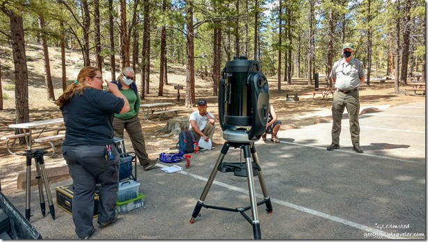telescope training Bryce Canyon National Park Utah