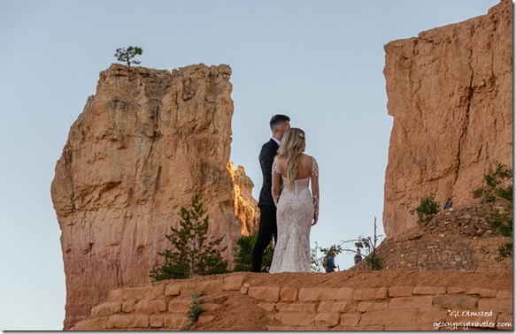 bride & groom hoodoos Navajo Loop trail Bryce Canyon National Park Utah