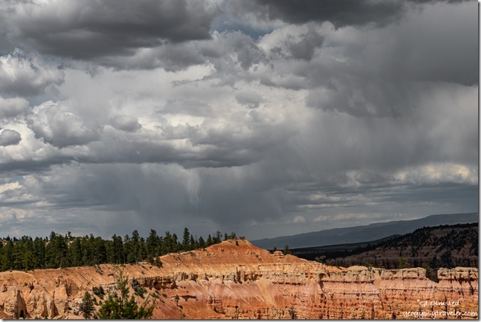Sunrise Point storm clouds Bryce Canyon National Park Utah