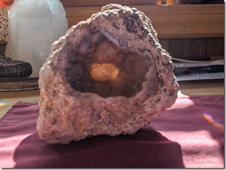 Chalcedony Desert Rose rock found at Lake Pleasant Arizona