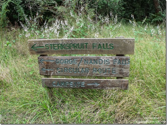 Sterkspruit Falls trailhead Drakensburg KwaZulu-Natal South Africa