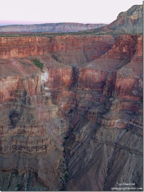 Canyon across from Tuweep overlook Grand Canyon National Park Arizona