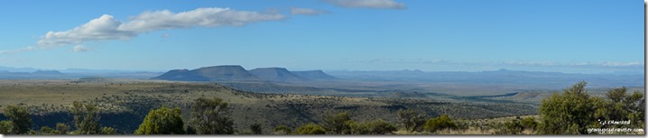 View from Mountain Zebra National Park Eastern Cape South Africa
