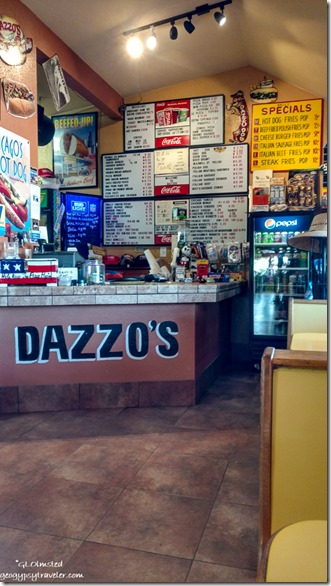 inside Dazzo's Wikieup Arizona