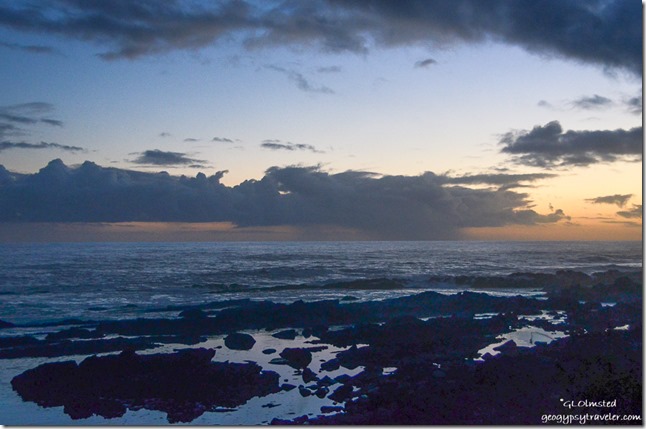 Sunset over Indian Ocean Tsitsikamma National Park South Africa